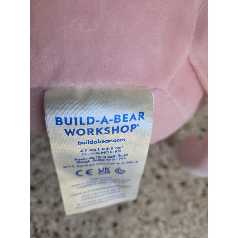 Build A Bear Mew Plush 11" Pokemon Pink Stuffed Animal Toy Alien BAB - Picture 6 of 9